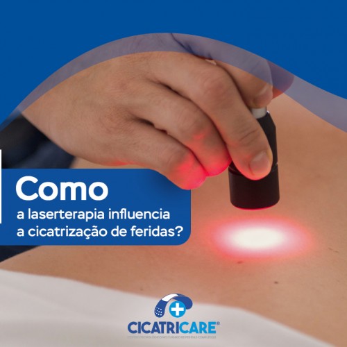 Como a laserterapia influencia a cicatrização de feridas?