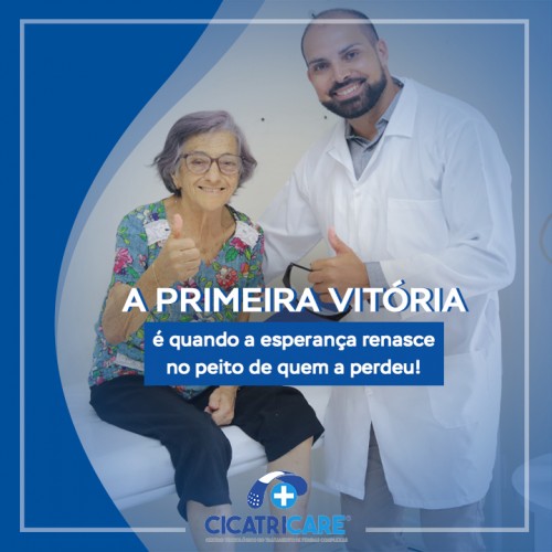 A primeira vitória é quando a esperança renasce no peito de quem a perdeu!