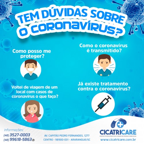 Tem dúvidas sobre o coronavírus?